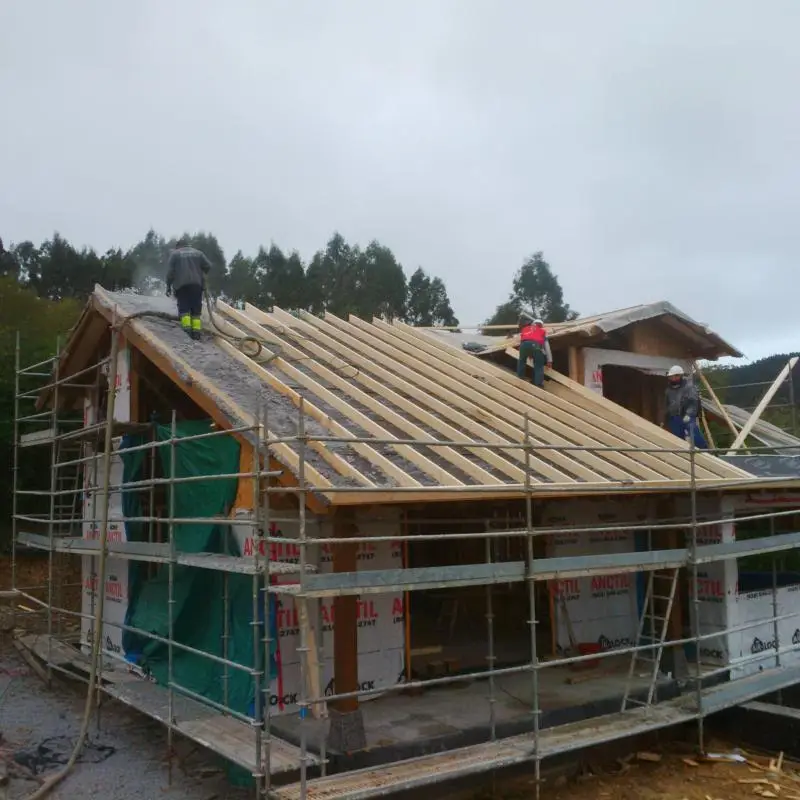 cubierta de casa ecológica